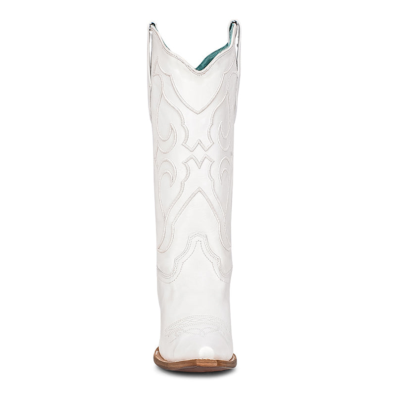 Z5046 | Women's White Embroidery Boot