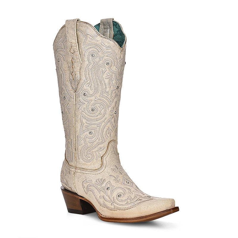 Z5123 | Ladies Embroidered & Crystal Boot