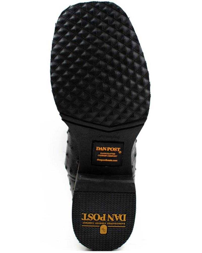 Dan Post Men's Black Ostrich | DPP5710
