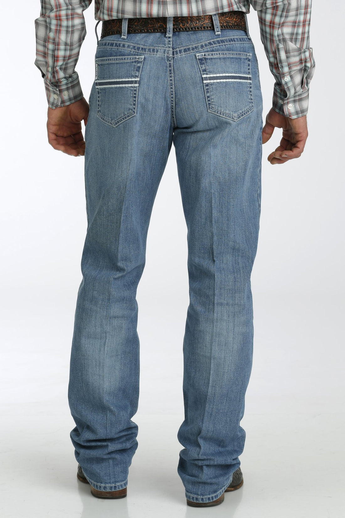 Cinch Men's Relaxed Fit White Label Denim Medium Stonewash | Mb92834056
